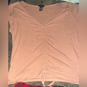 Tan V neck shirt!